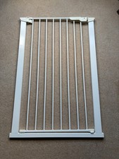 BabyDan Extra Tall Pet or Baby Gate Pressure Mounted (White) - Used For Baby