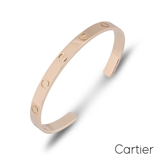 Cartier rose gold plain - gold, cuff