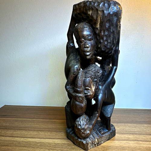 Vintage hand carved makonde - vintage,