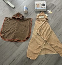 LittleLife Childrens Animal Poncho Towel Quick Drying Ultralight UPF 50+  Dino