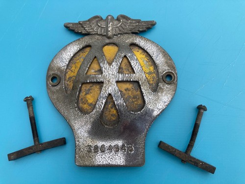 Vintage classic car badge - car,