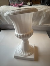 Small White Plastic Urn