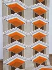 2 vintage fabric Curtains