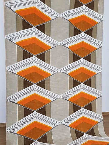 Vintage fabric curtains - 2,