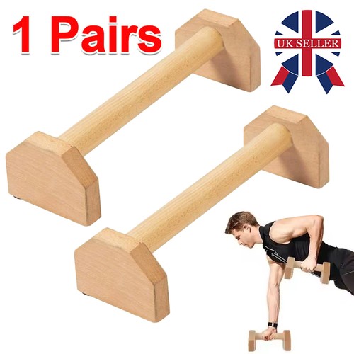 2pcs 30cm wooden parallettes - 30cm,