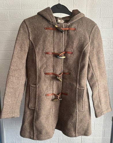 Vintage 80s brown hooded - c&a,