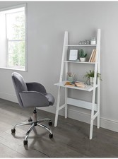White Tall Desk 40x63 cm, Slim