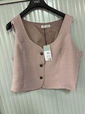 Ladies Waistcoat Top Size 18