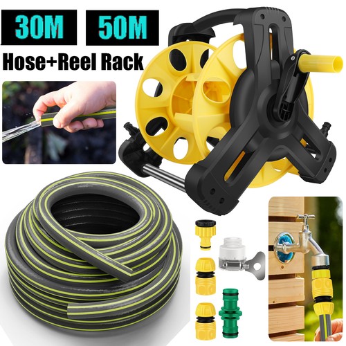Compact garden hose reel 50m - garden,