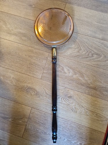 Vintage copper bed warmer - copper,