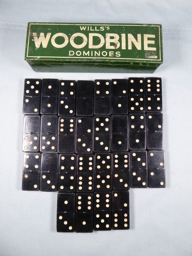 Woodbine dominoes set - woodbine,