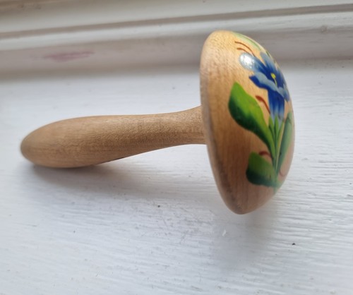 Vintage wooden darning - vintage,