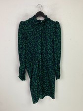 Zara Navy Green Floral Mini