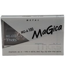 THAT'S MG-A 100 METAL TYPE IV BLANK AUDIO CASSETTE TAPE (1993) NEW AND SEALED