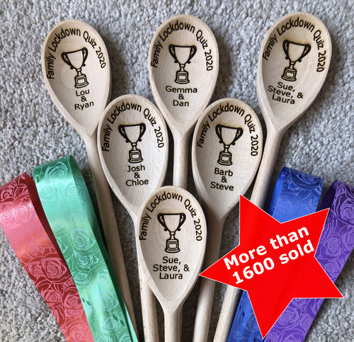 Personalised wooden spoon - personalised,