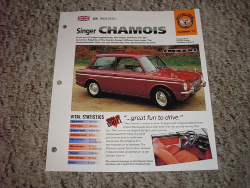 1964 1970 singer chamois - uk,