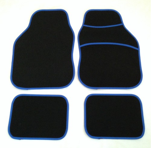 Black blue car mats - mats, for