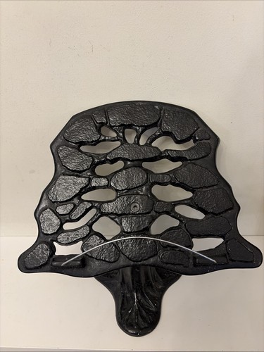 Vintage black cast iron cook - cast,