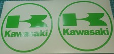 2x Kawasaki Logo Vinyl Decal