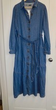 Ladies  Denim dress Asda midi