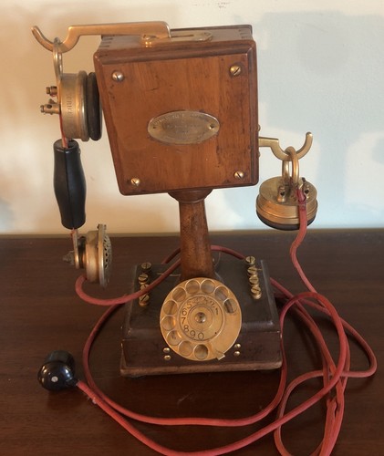 Ancien telephone antique - telephone,