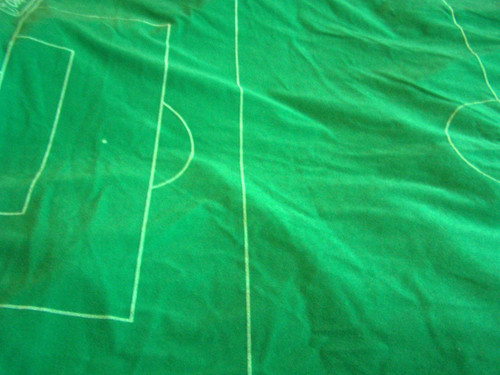 Subbuteo pitch with handles - with,