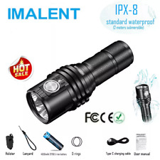 IMALENT MS03 LED Flashlight Outdoor Headlight Torch Light Waterproof & Battery