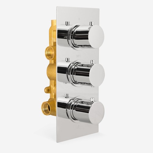 3 way chrome concealed - 1,