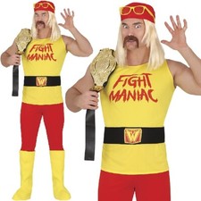 Mens 80s Retro Wrestler Fancy