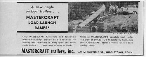 1959 vintage mastercraft - ad,
