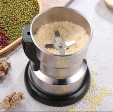 Electric Coffee Grinder Mill Spice Nuts Beans Crusher Mincer Kitchen 2 Pin Lead