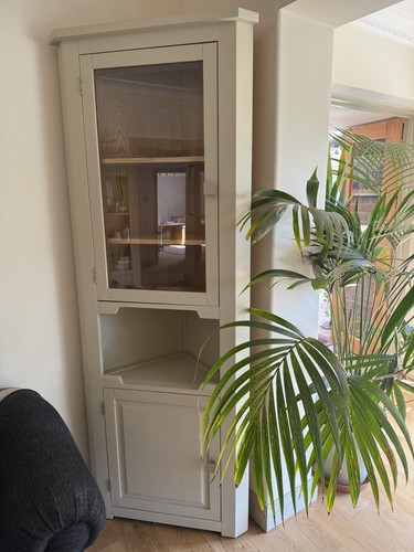 Corner glass display cabinet - cabinet, /