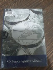 LONDON 2012 OLYMPICS 50p FULL SET IN ALBUM  LIGHTLY CIRCULATED COINS