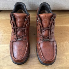 Rockport XCS Hydro Shield Brown Leather Boots UK Size 13W Portugal Euro 48