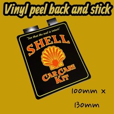 Shell Car Care Kit vintage Can