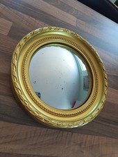 Small Vintage Gold Convexed