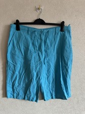 Mia Moda Turquoise Blue Linen