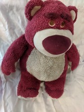 Official Disney Store Large Toy Story Lotso Bear Strawberry Scented Plush 14"