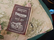 TRIUMPH INSTUCTION MANUAL NO 4 MODELS TWENTY ONE,TIGER 90,100 SPEED TWIN 