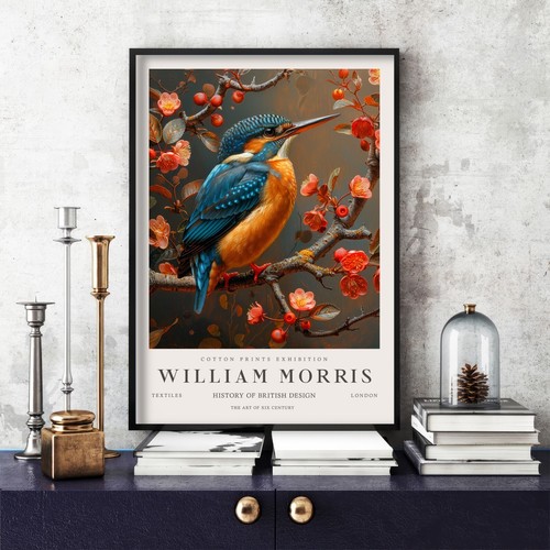 William morris print - william, print,