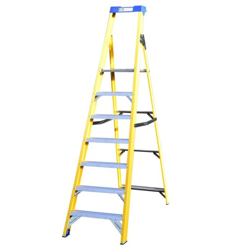 Fibreglass step ladder with - fibreglass,