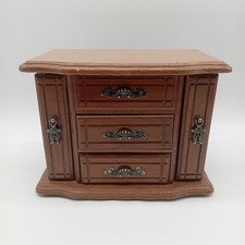 Vintage Wooden Jewelry Armoire