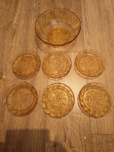 1930s vintage art deco amber - art,