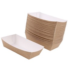  50 Pcs Paper Food Tray Party