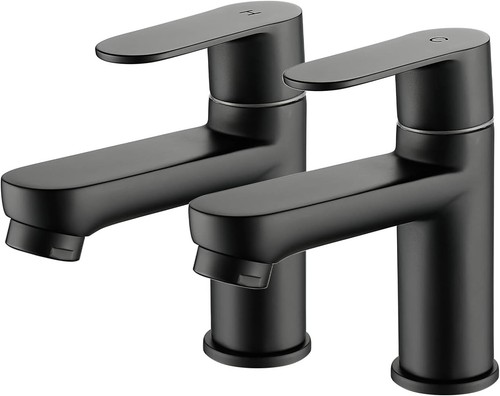 Bathroom basin pillar taps - bathroom,