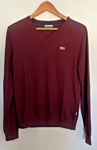 Napapijri mens small burgundy - napapijri,