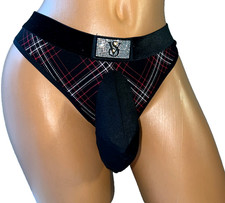 V@CTORIAS BLACK PLAID VELVET