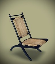 Antique Folding Chair by E.W