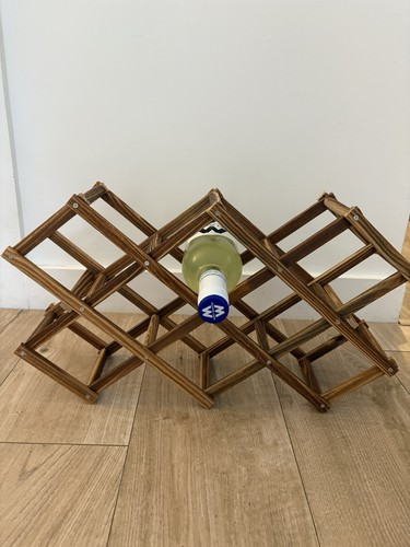 Expandable wooden wine rack - wooden,
