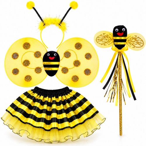 4pc girls bumble bee honey - bee,